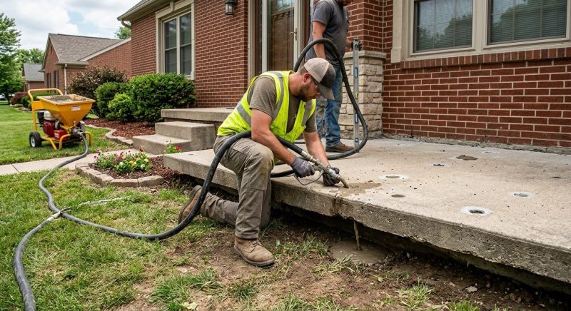 Concrete Settlement Repair in San Antonio, TX