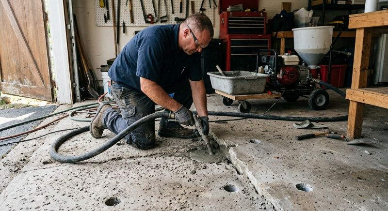 Garage Settling Repair in Tampa, FL